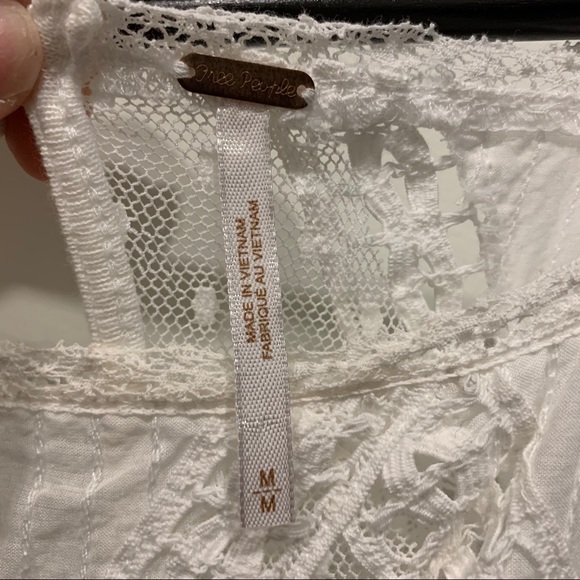 Free People | Costa White Lace Tank Top - Picture 8 of 9